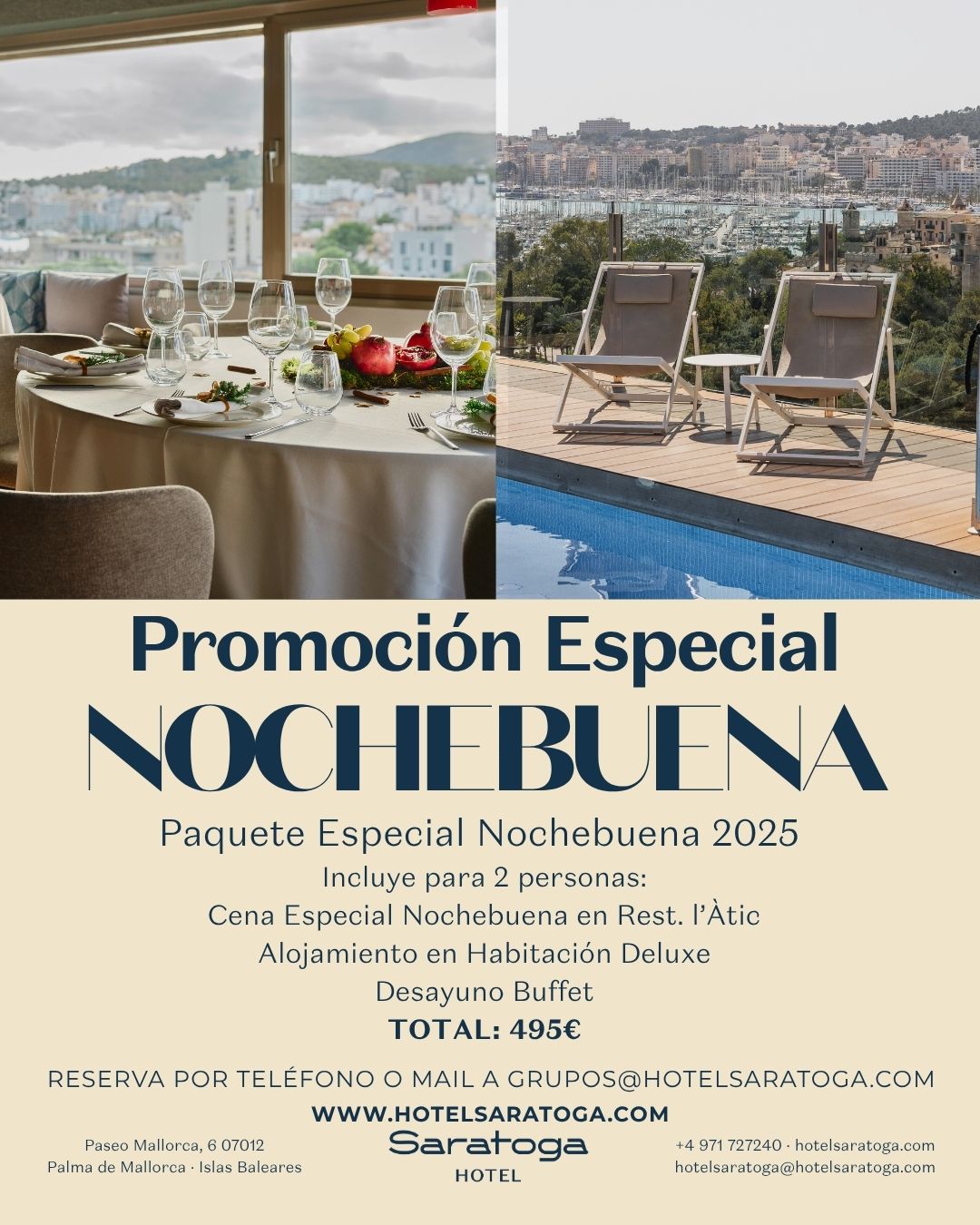 oferta hotel saratoga palma de mallorca